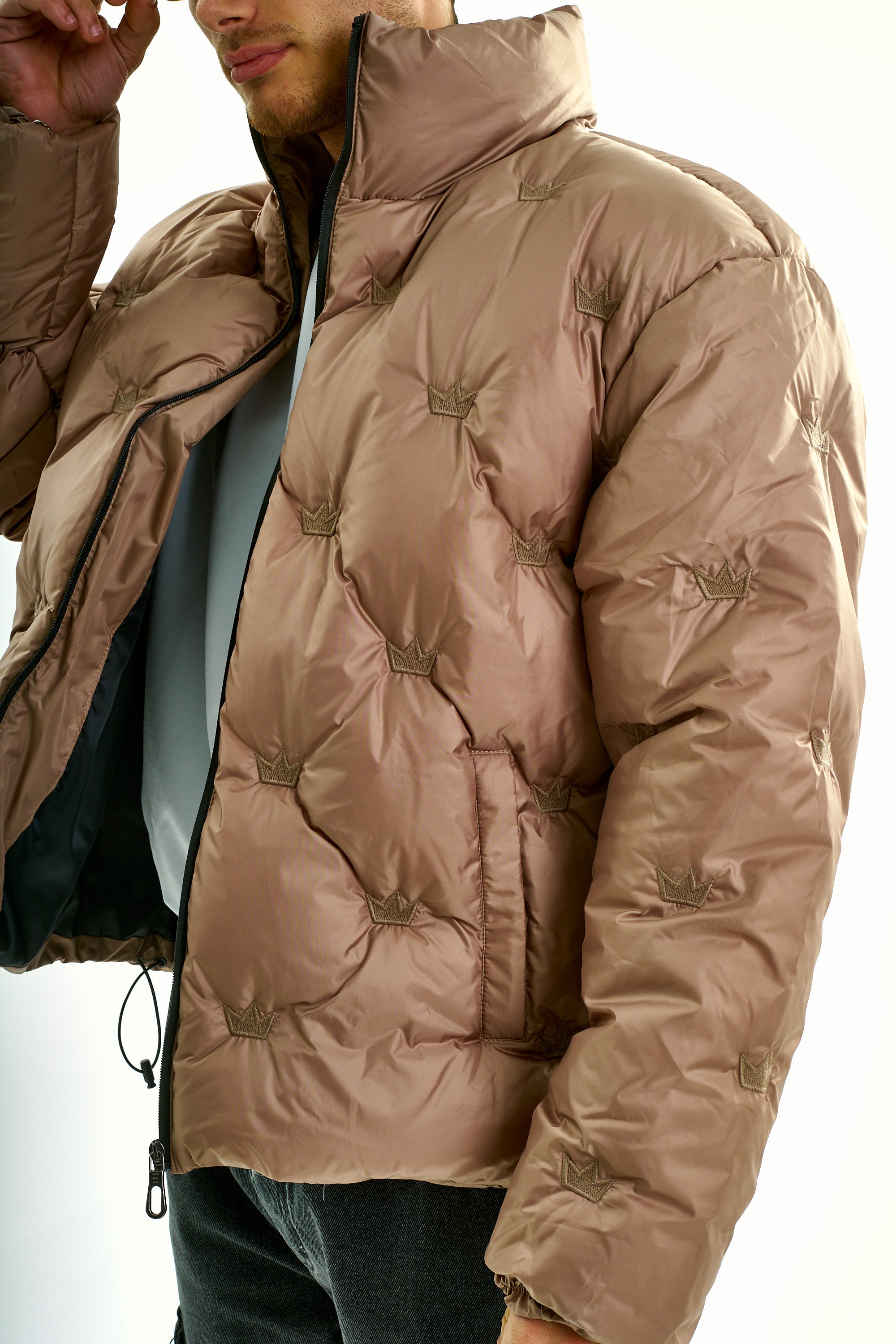 PUFFER JACKET BEIGE